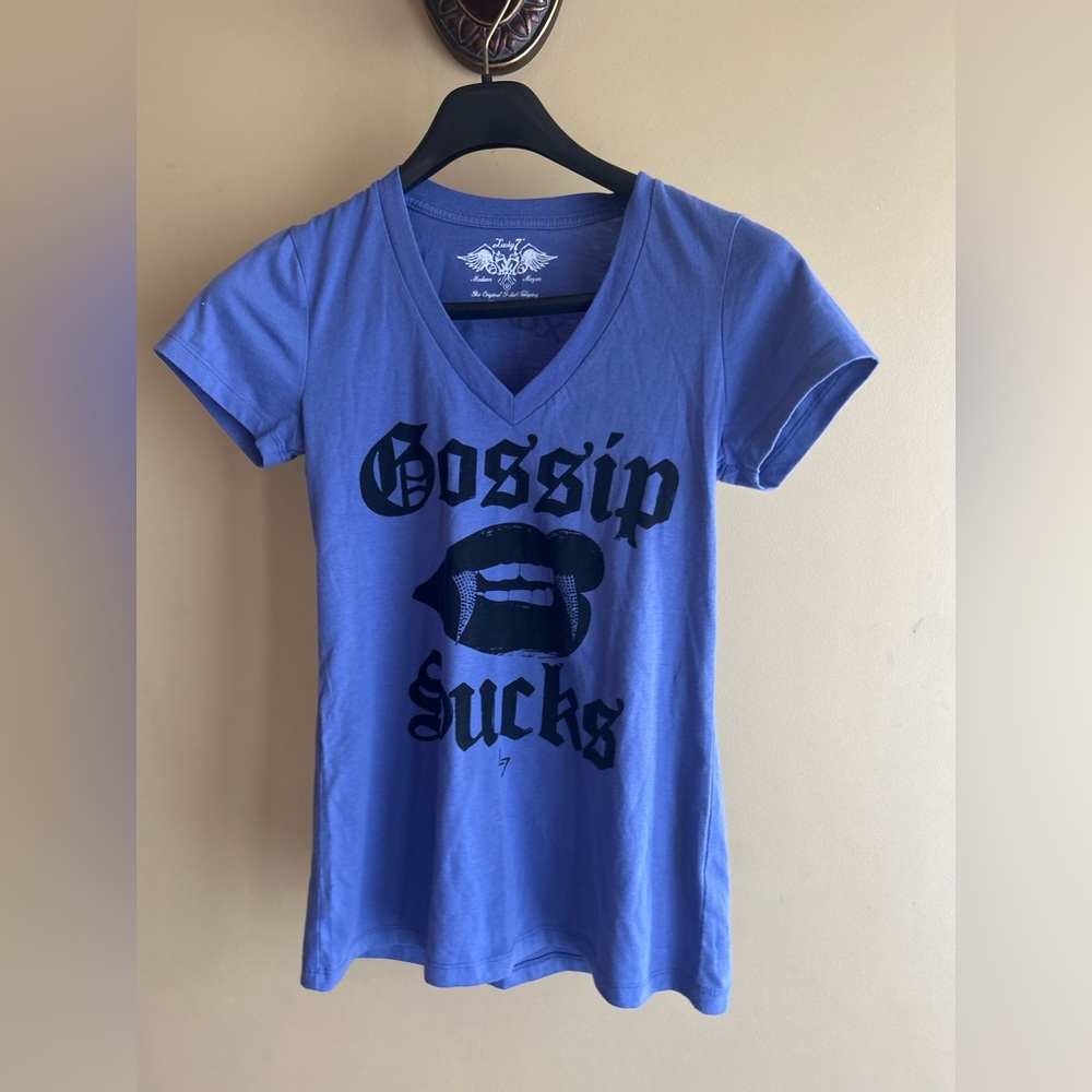 Lucky 7 “gossip sucks” t-shirt - Picture 5 of 12